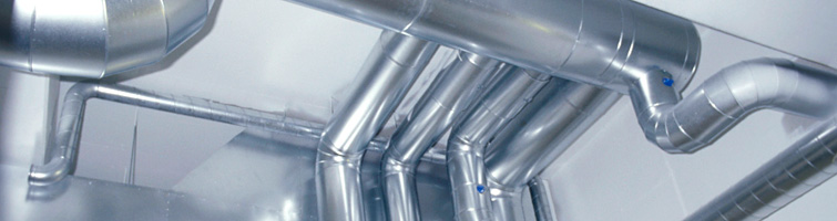 Spirorör Ventilationsanläggning med spirorör